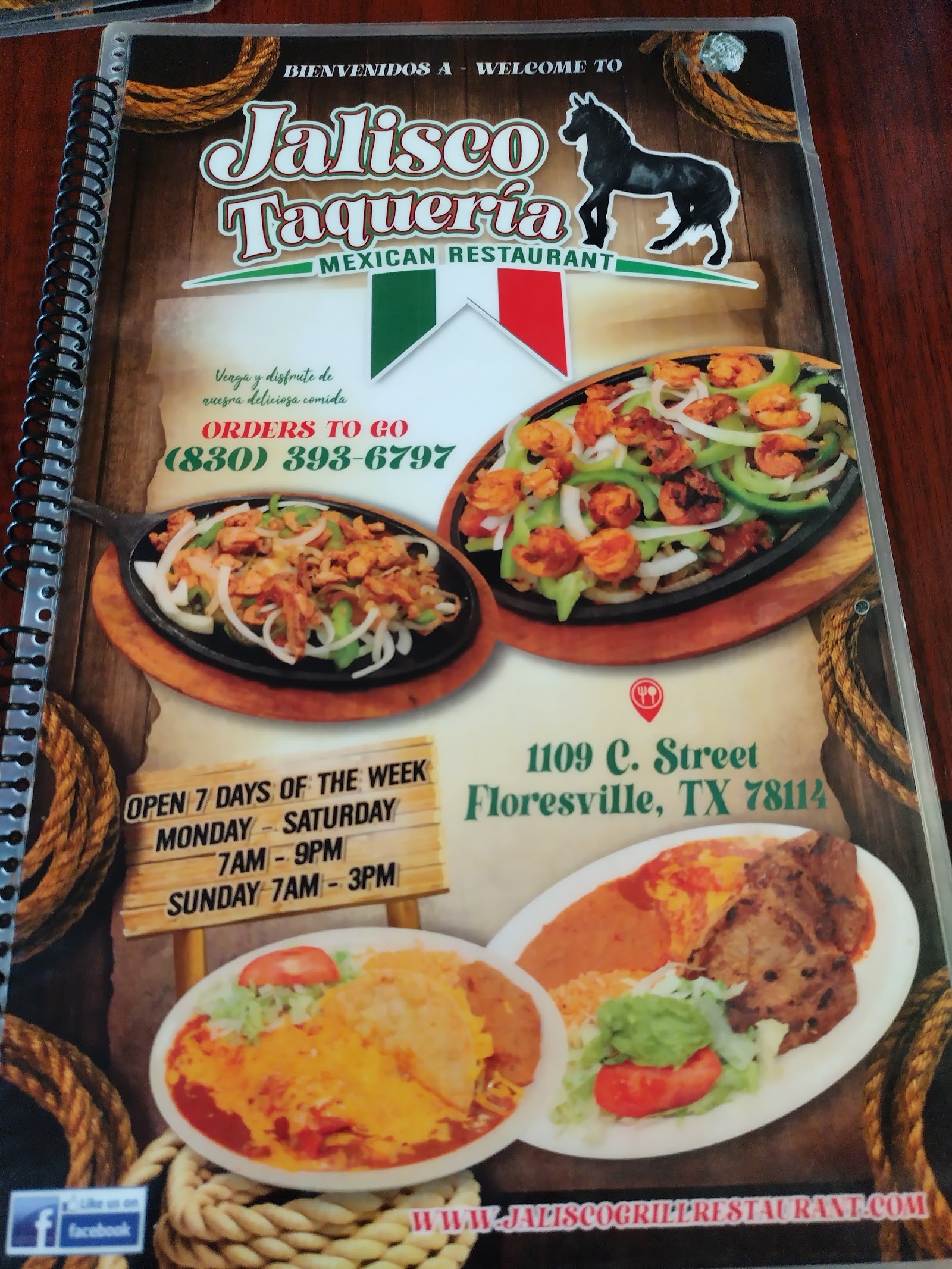 Gorditas de carne with french fries and salsa